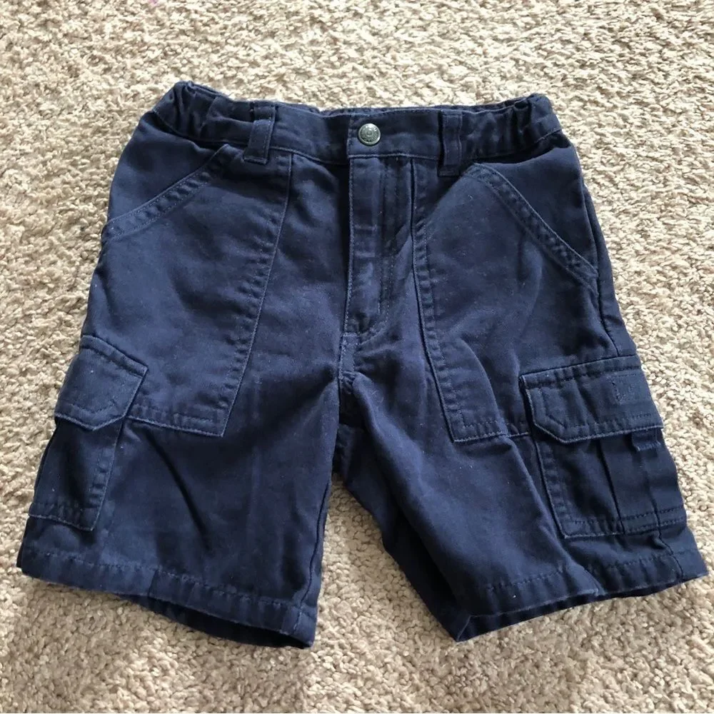 Janie and Jack Cargo Shorts Boys 5T Navy‎ Blue